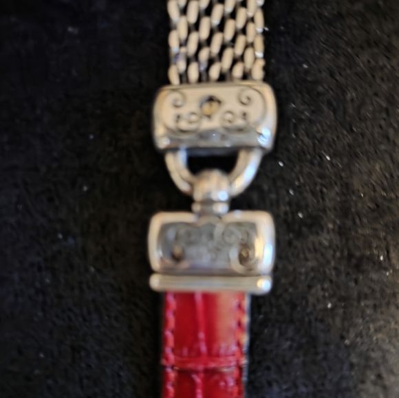 Brighton Reversible Leather and Silver Mesh Belt - Picture 3 of 11